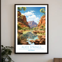 Alice Springs Landscape Poster