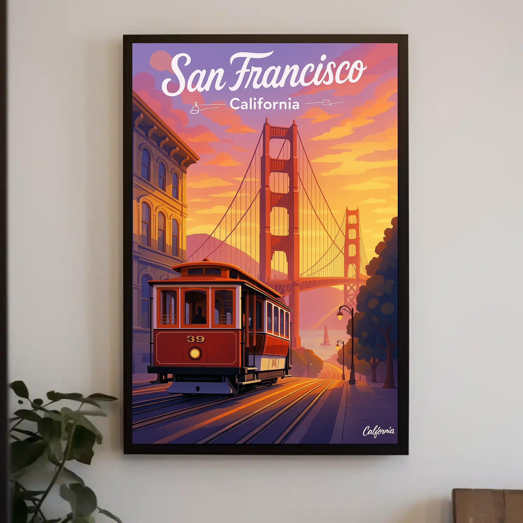San Francisco California Dream Poster PosterGoat