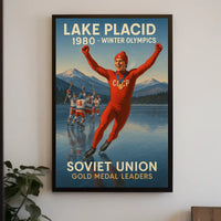 Lake Placid 1980 Winter Olympics Poster