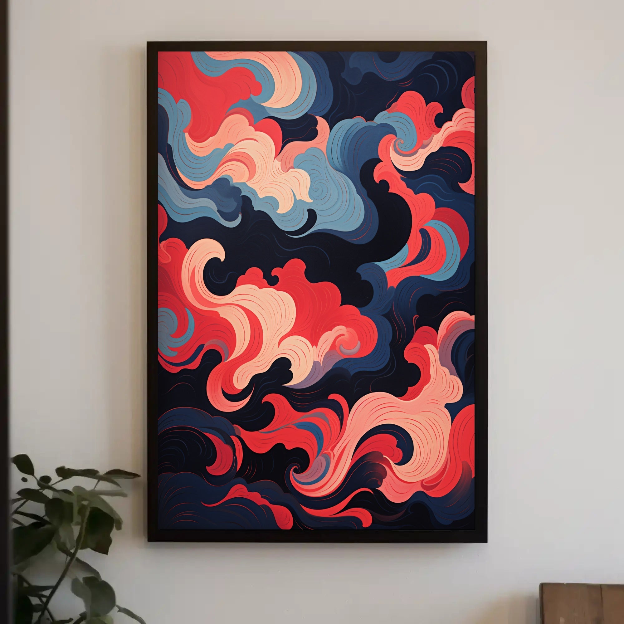 Abstract Swirls Of Color Abstract Poster