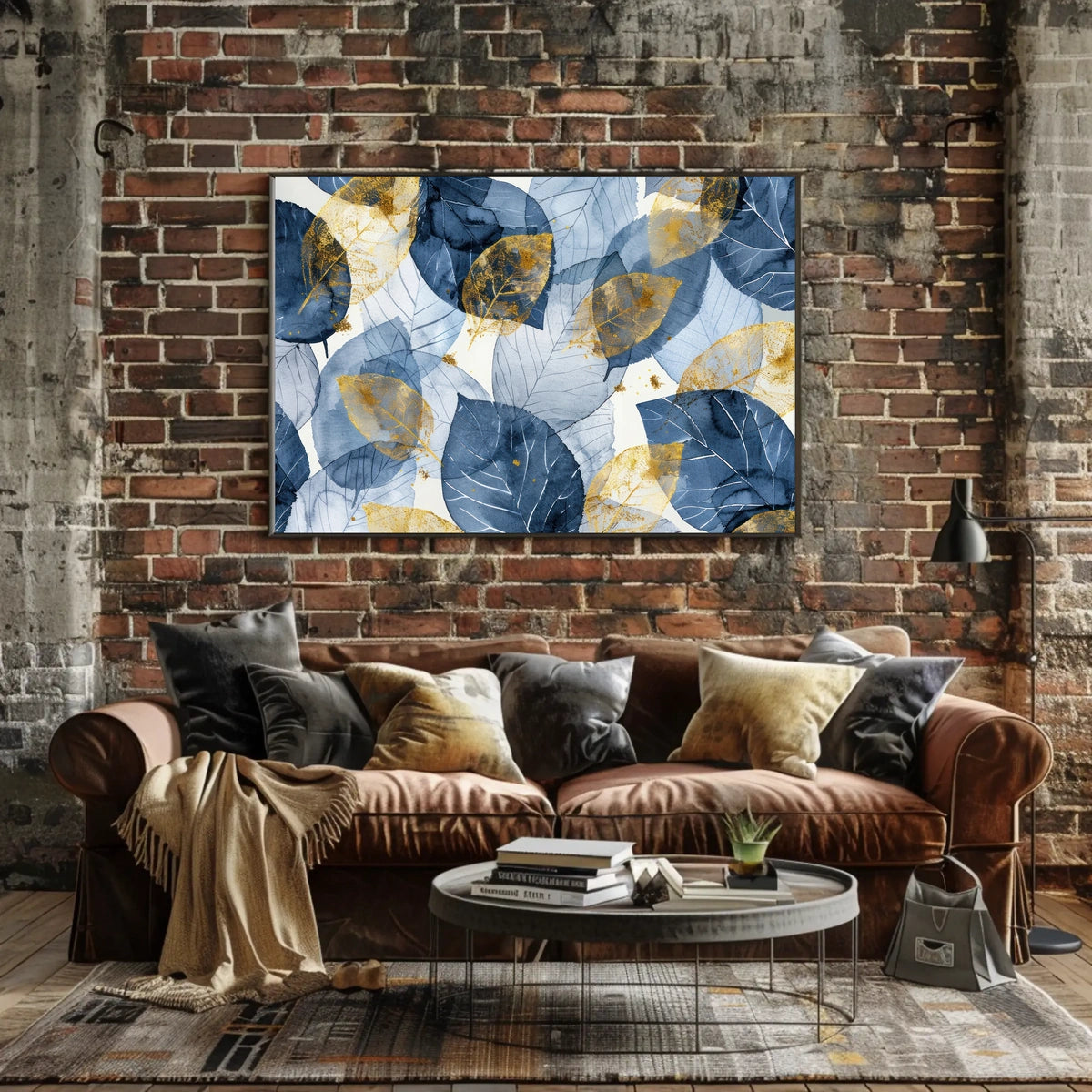 Abstract Leaves Art Poster