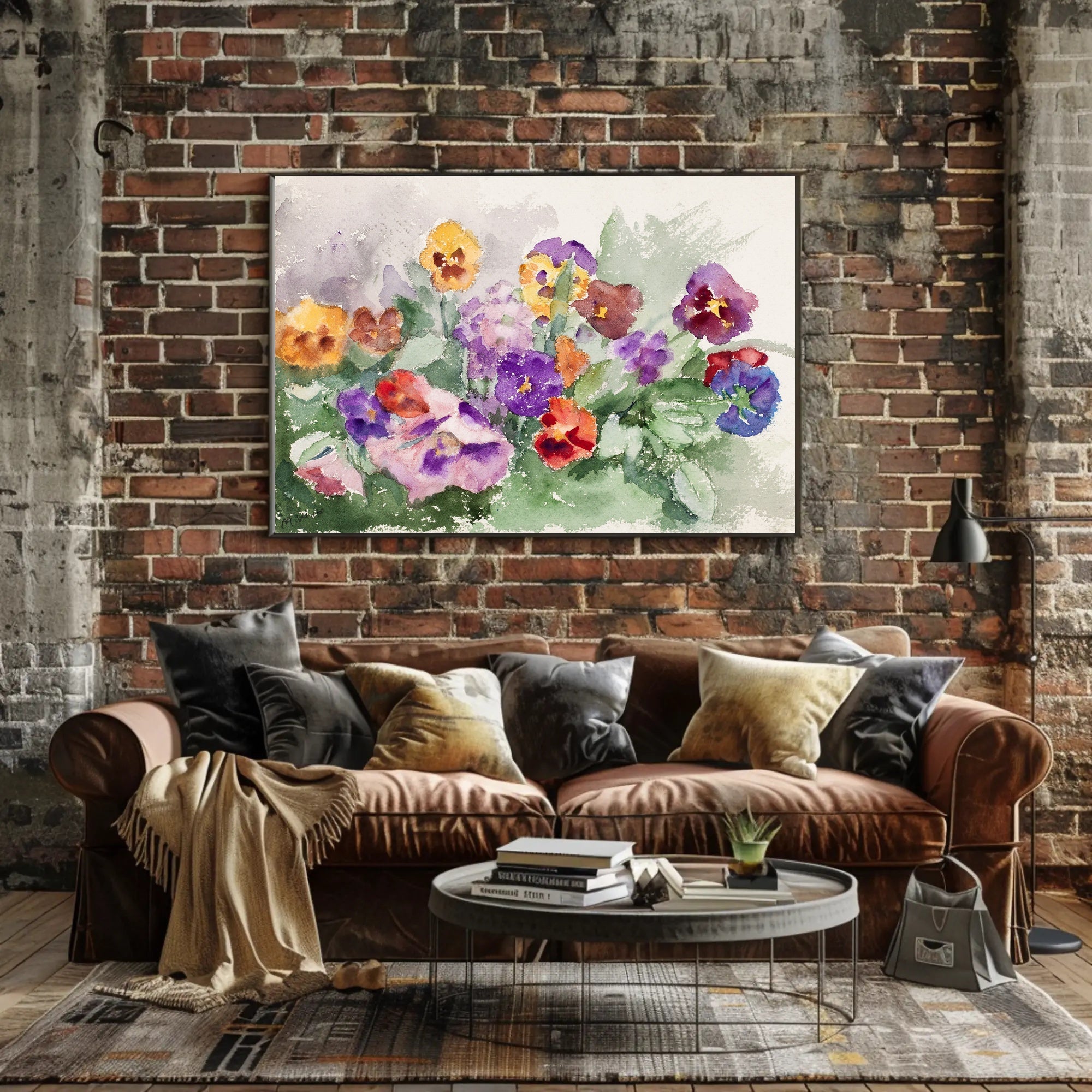 Watercolor Blossoms Poster