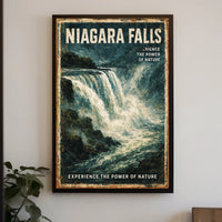 Niagara Falls The Power of Nature Poster PosterGoat