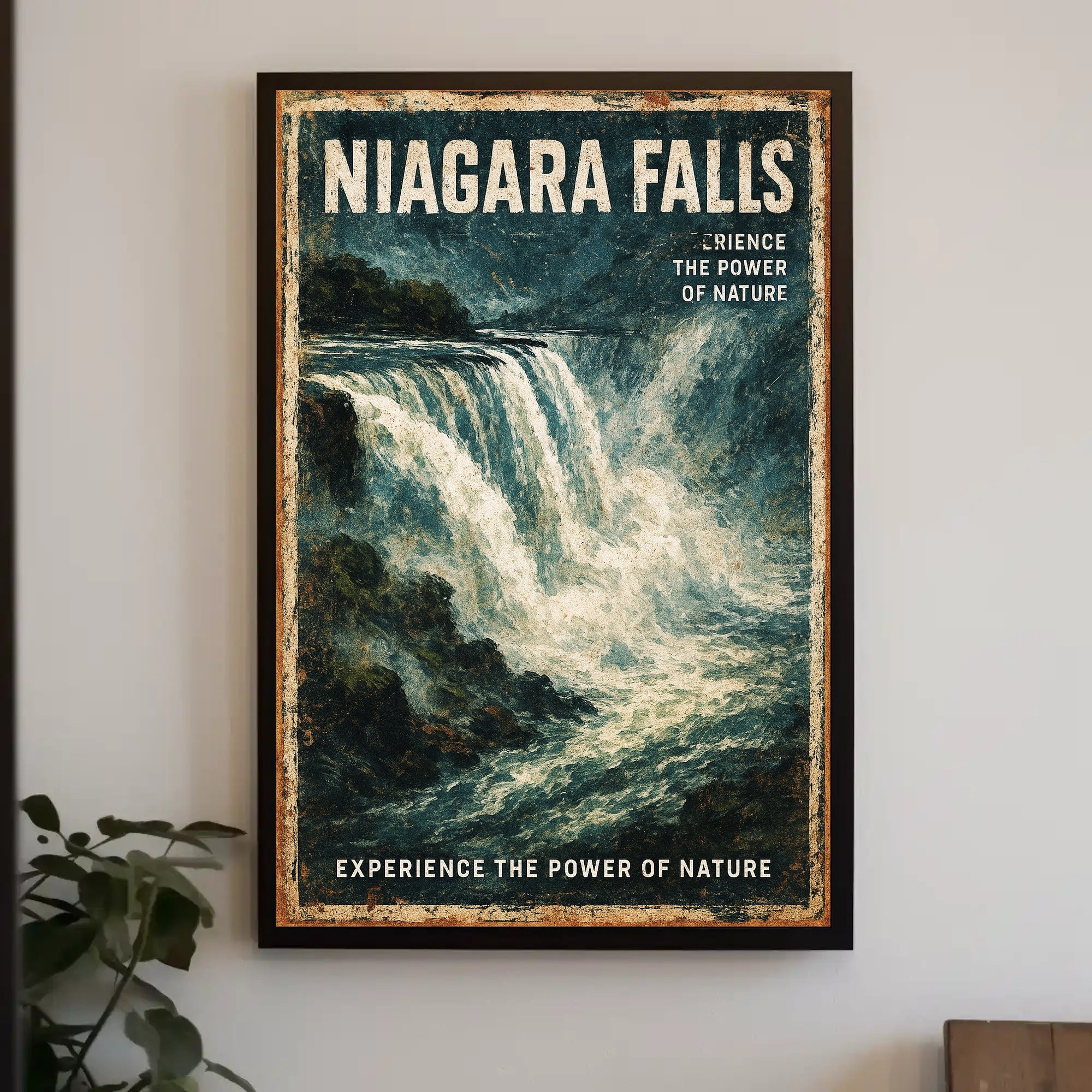 Niagara Falls The Power of Nature Poster PosterGoat