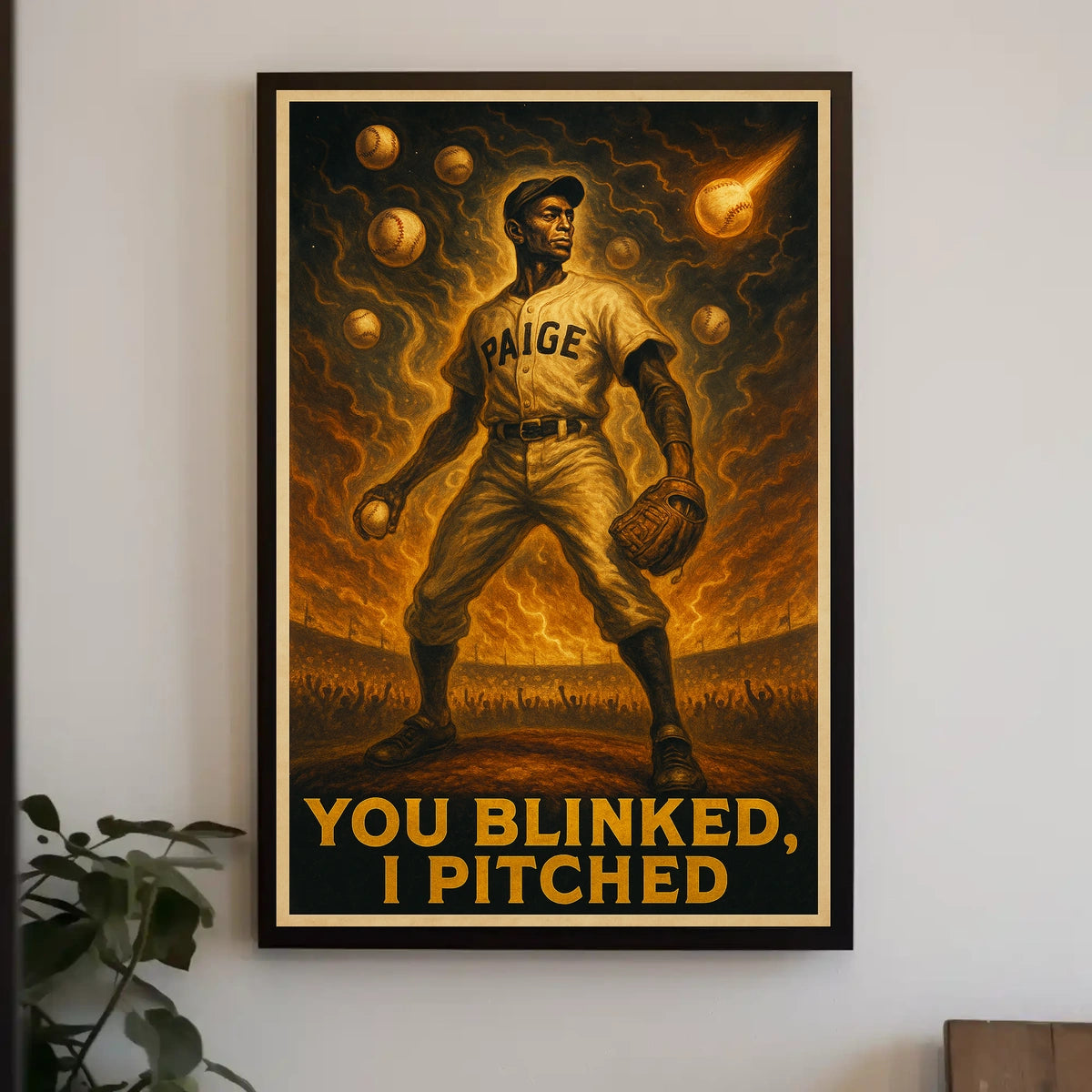 You Blinked, I Pitched Poster