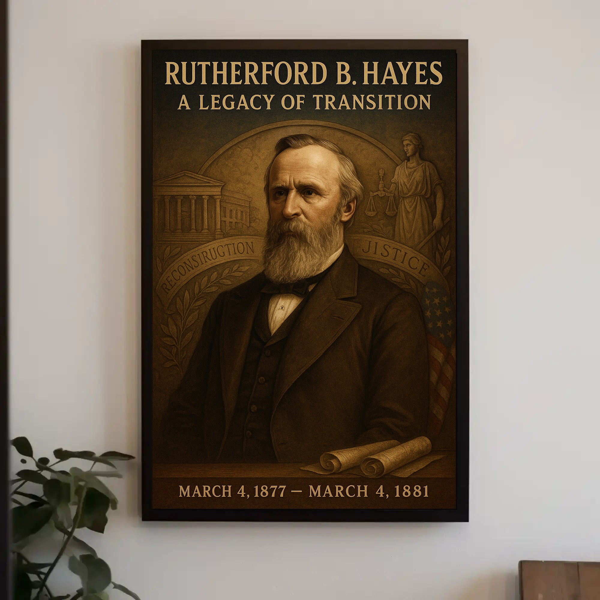 Rutherford B. Hayes: A Legacy of Transition Poster