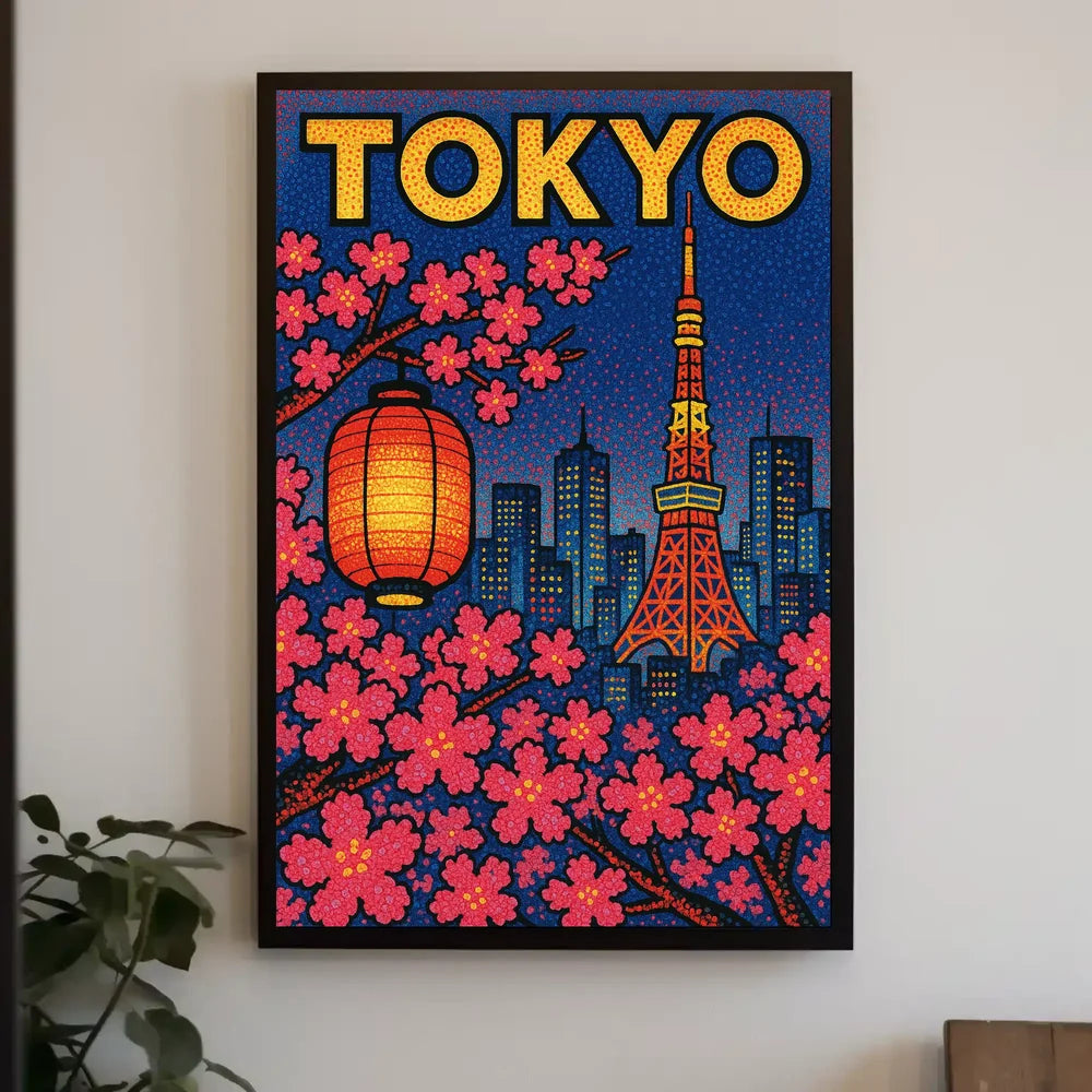 Vintage 1960s Retro Car and Fashion Poster