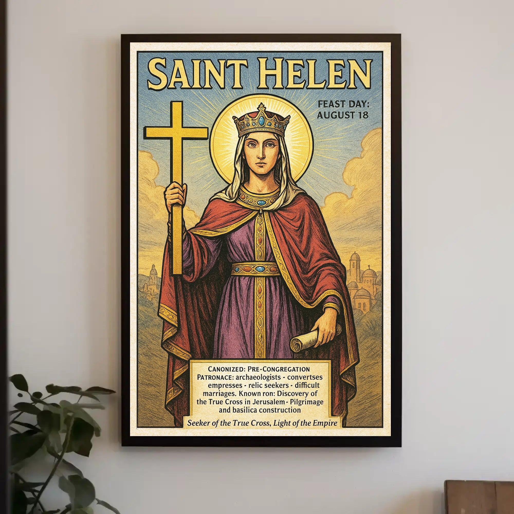 Saint Helen Poster PosterGoat