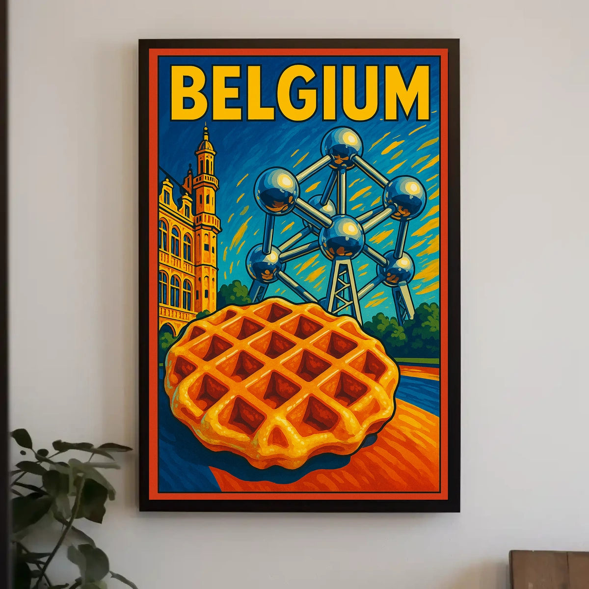 Belgium A Taste Of Culture Poster