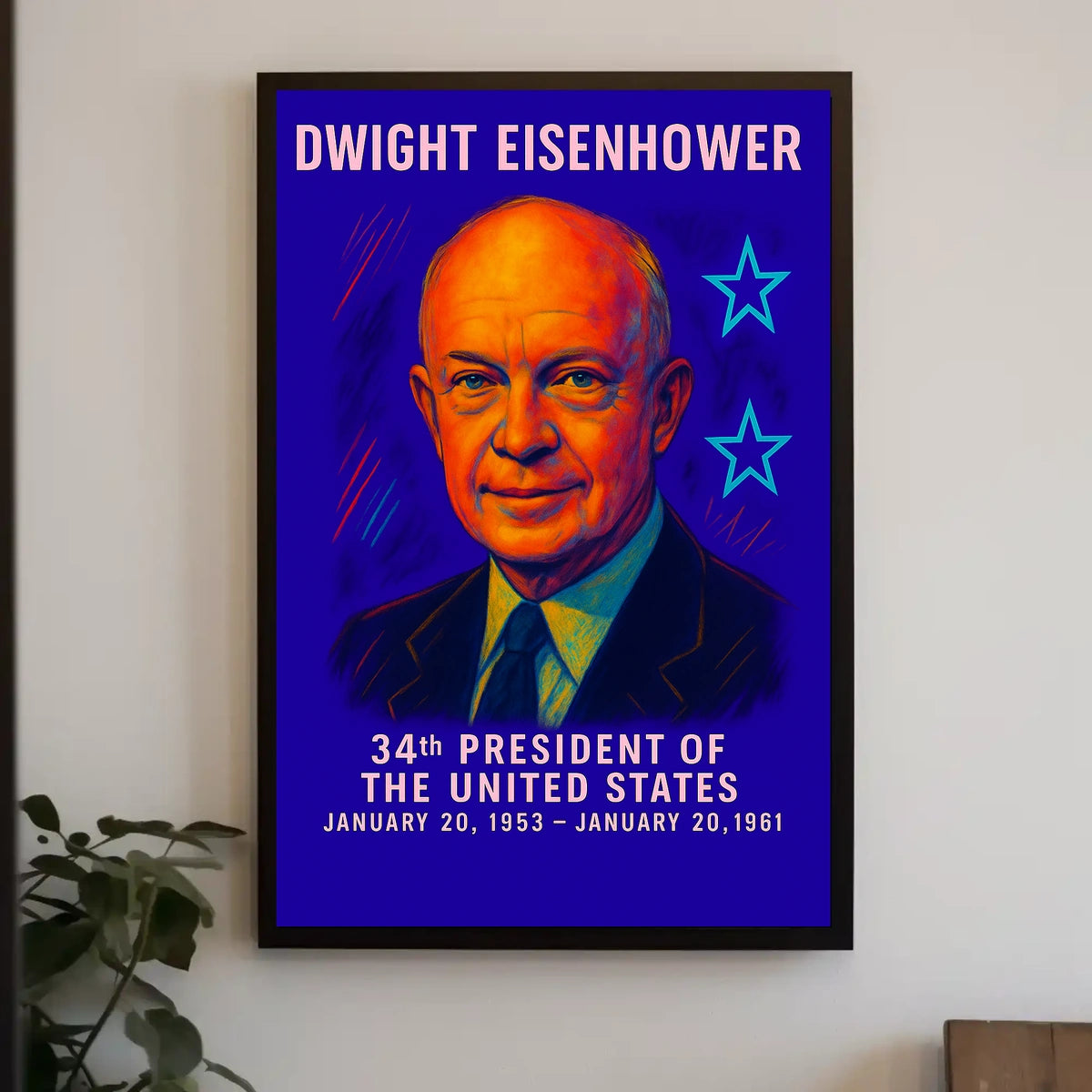 Dwight Eisenhower 34th President Poster