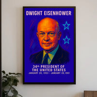 Dwight Eisenhower 34th President Poster