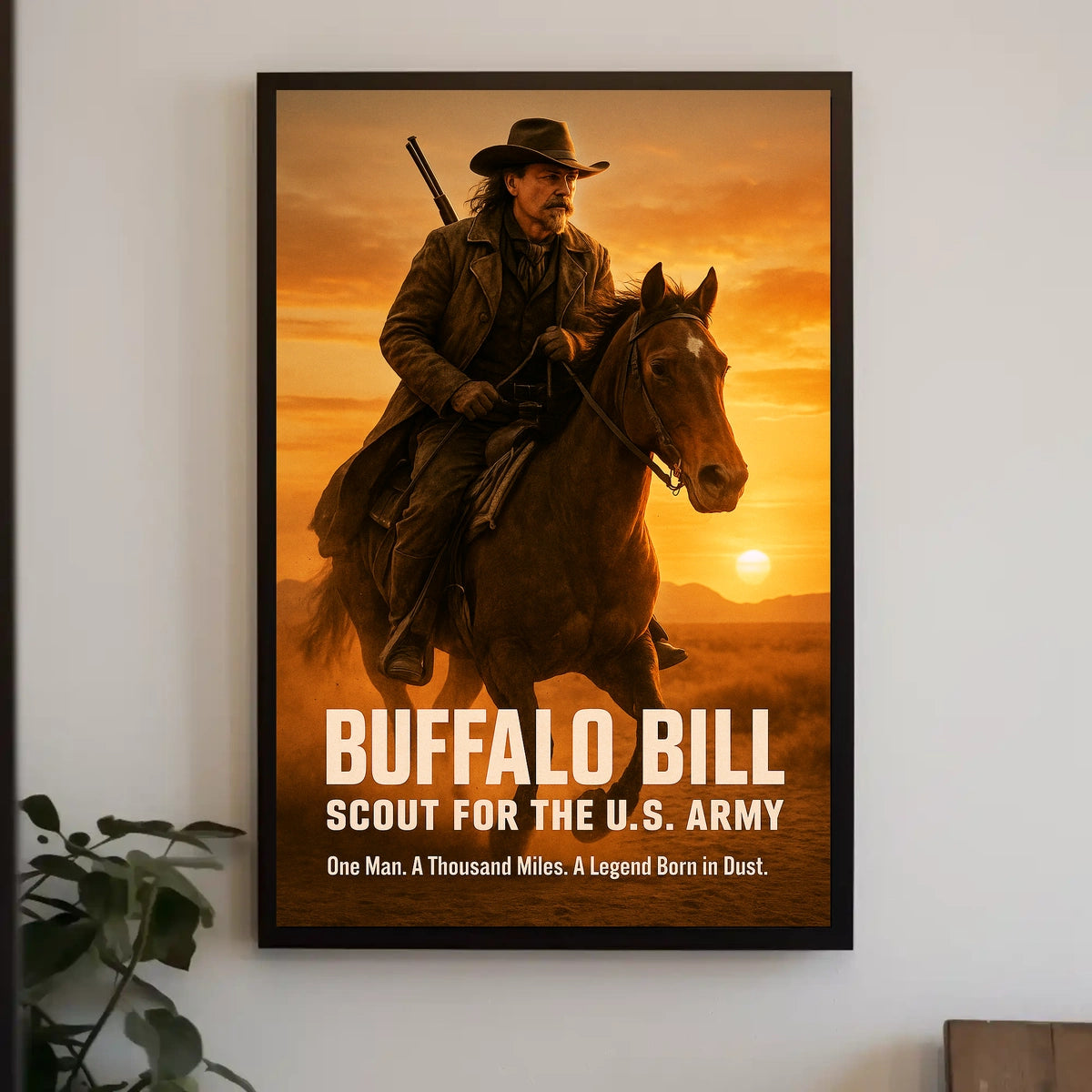Buffalo Bill Scout for the U.S. Army Poster