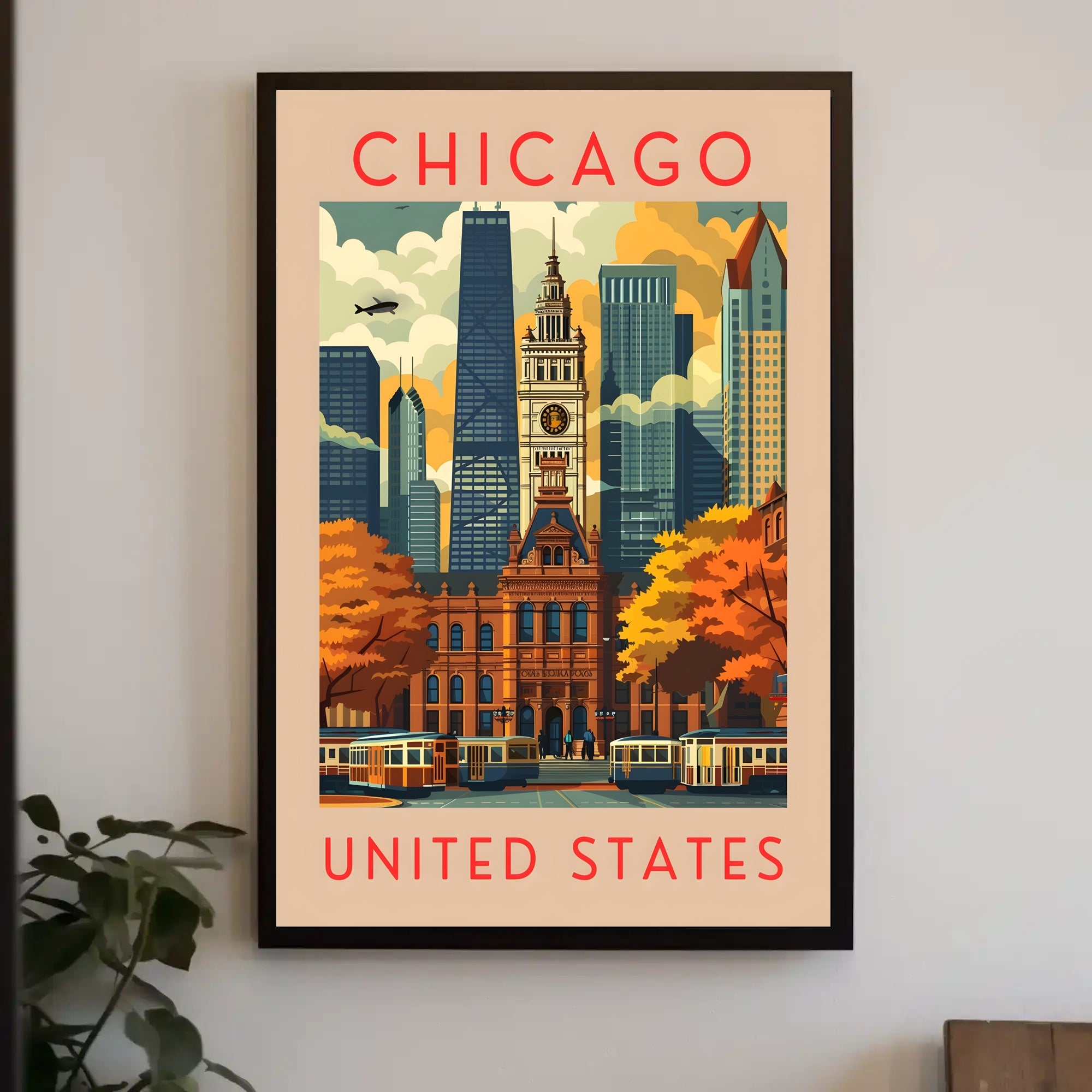 Chicago Cityscape Poster