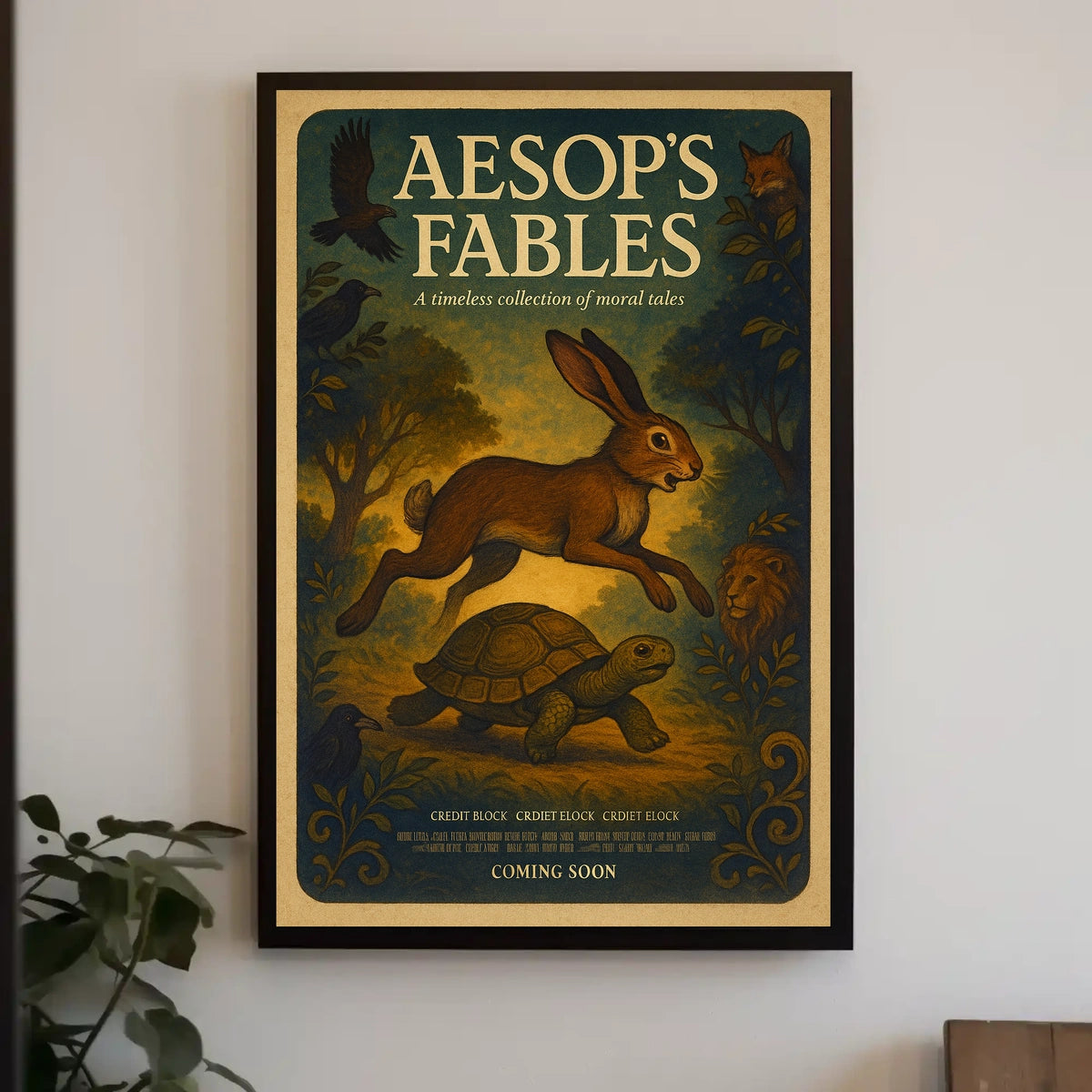 AesopS Fables Timeless Tales Poster