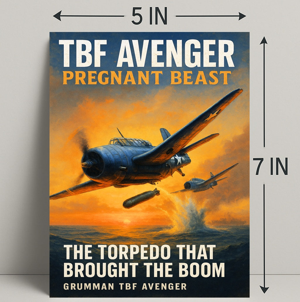 TBF Avenger - The Torpedo Bomber Poster PosterGoat