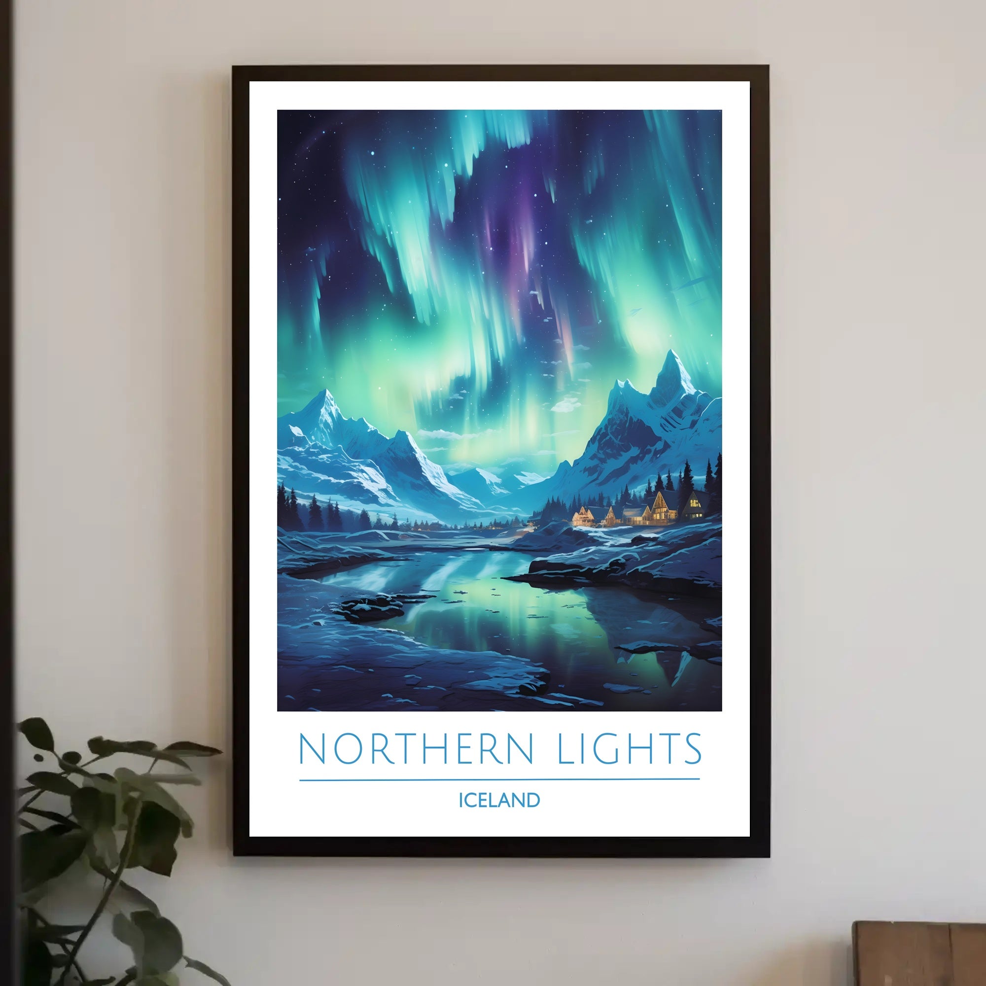 Northern Lights in Iceland Poster