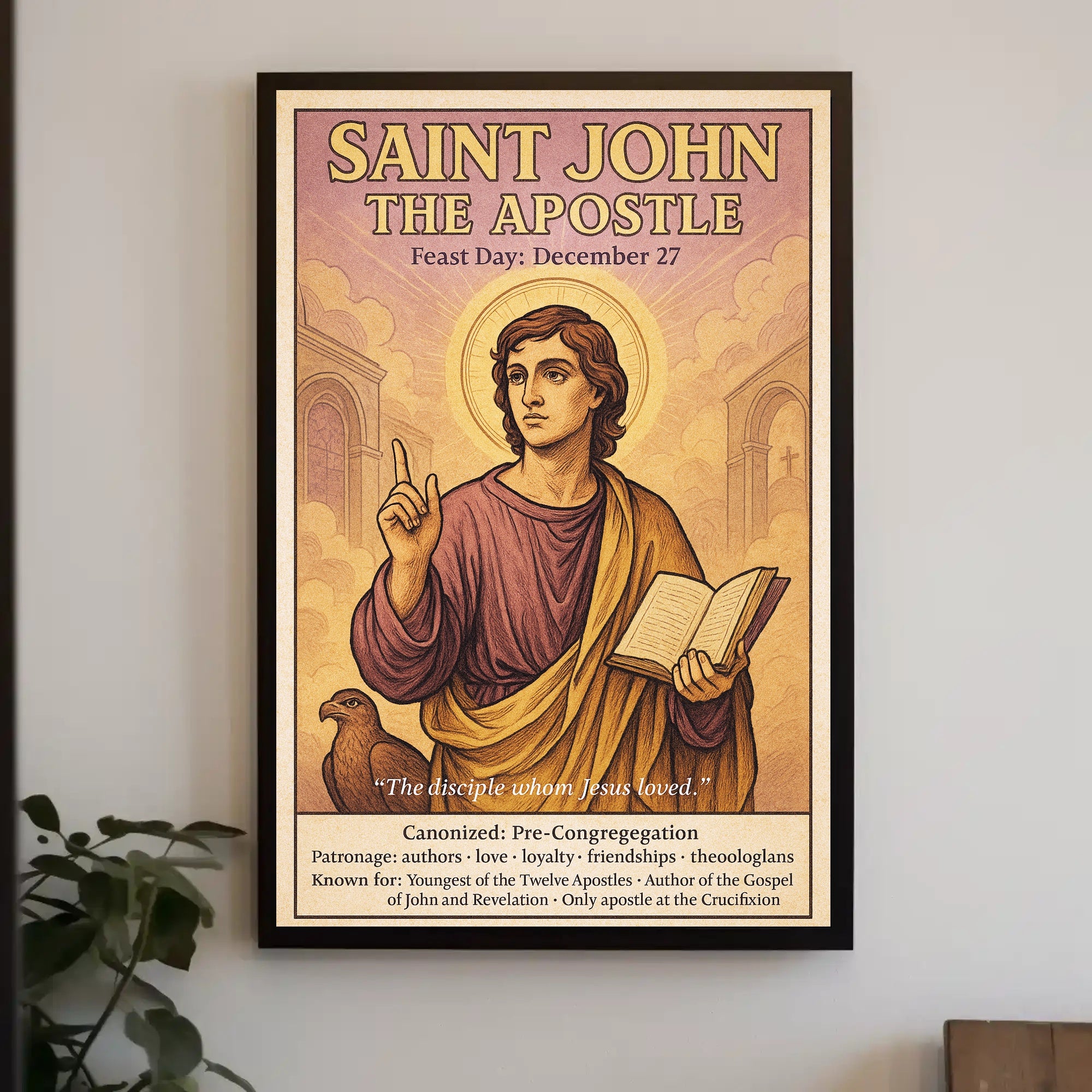 Saint John the Apostle Poster PosterGoat
