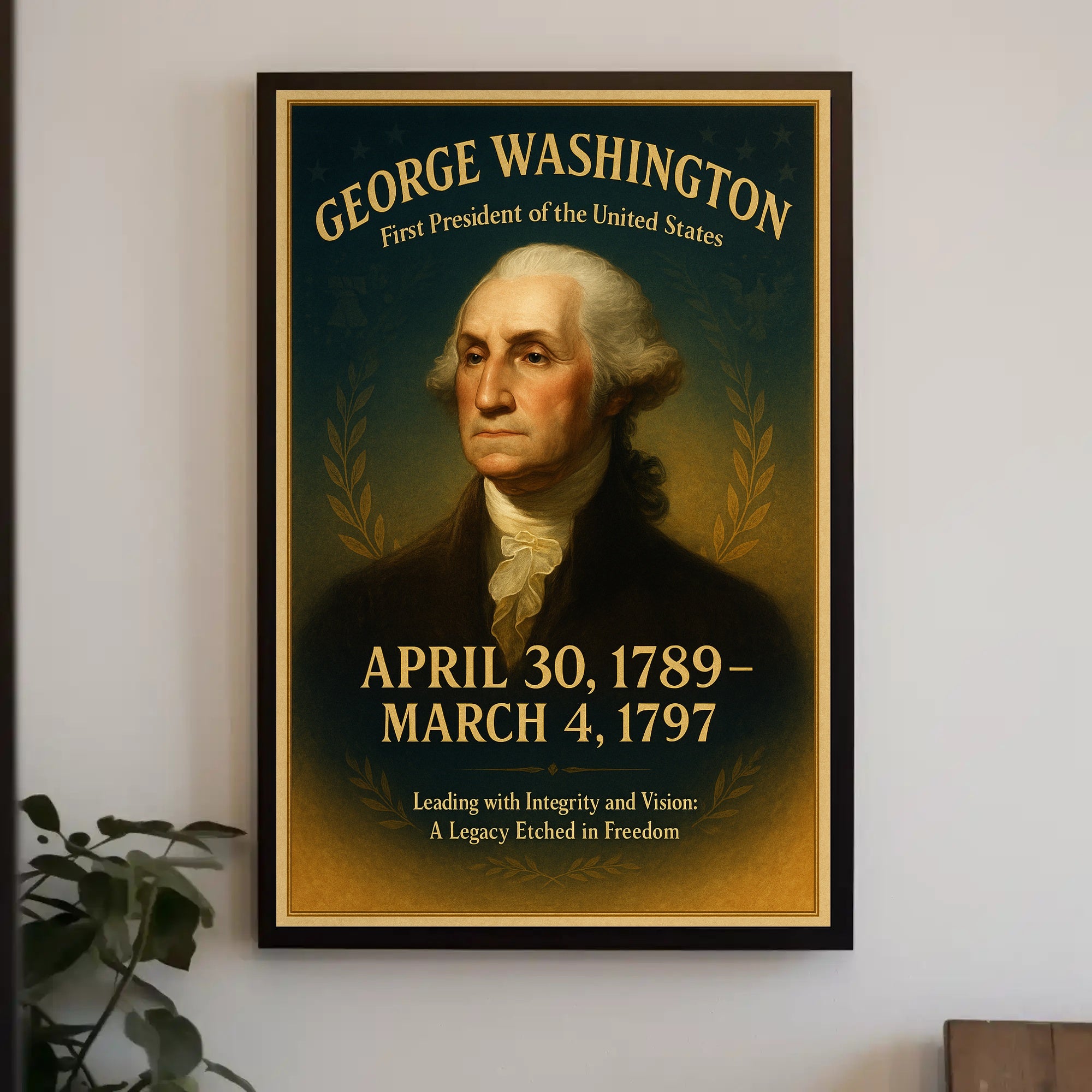 George Washington 1st President Poster PosterGoat