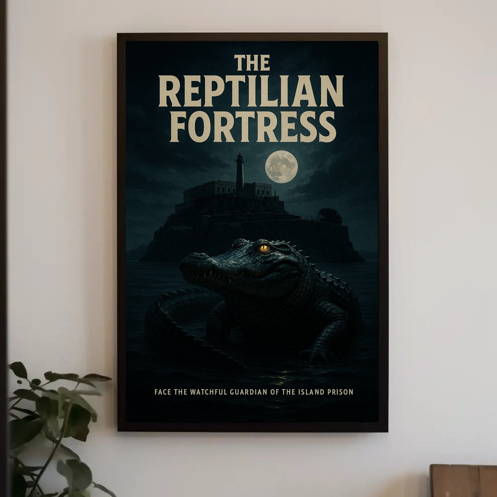 The Reptilian Fortress Poster PosterGoat