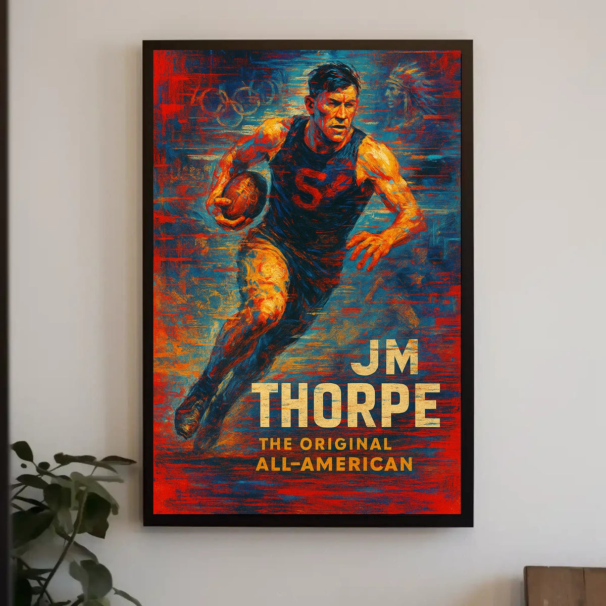 The Original All-American Jim Thorpe Poster