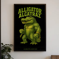 Alligator Alcatraz Poster PosterGoat