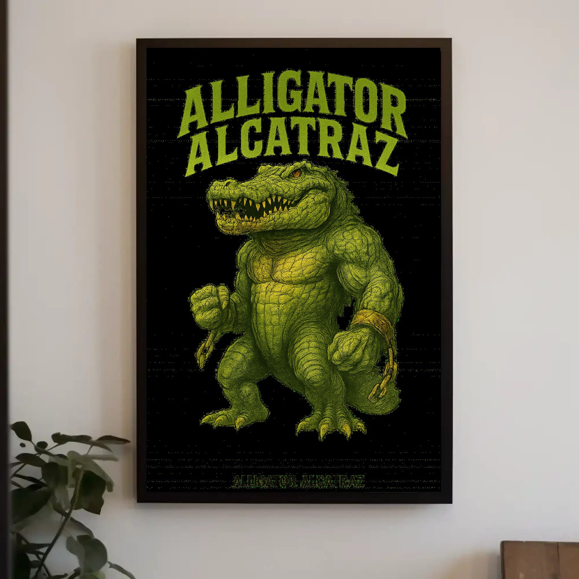 Alligator Alcatraz Poster PosterGoat