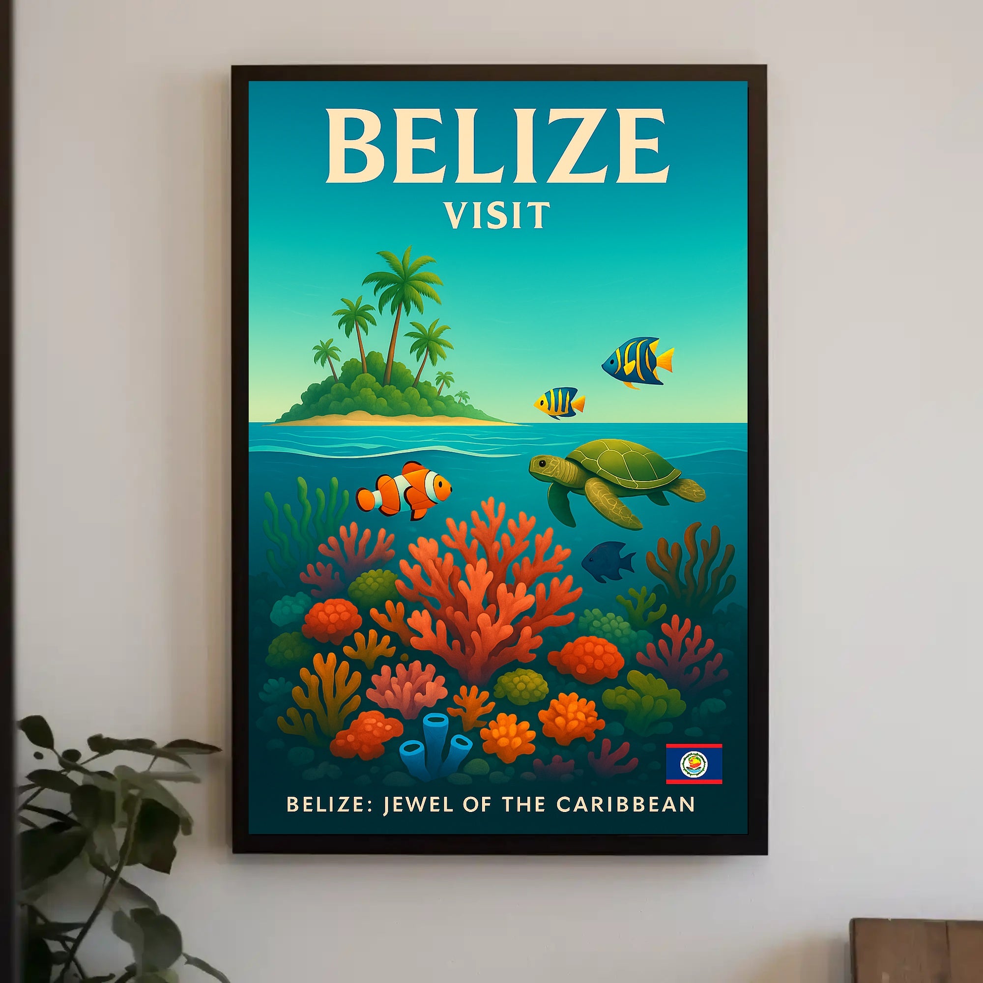 Explore Belize Poster PosterGoat
