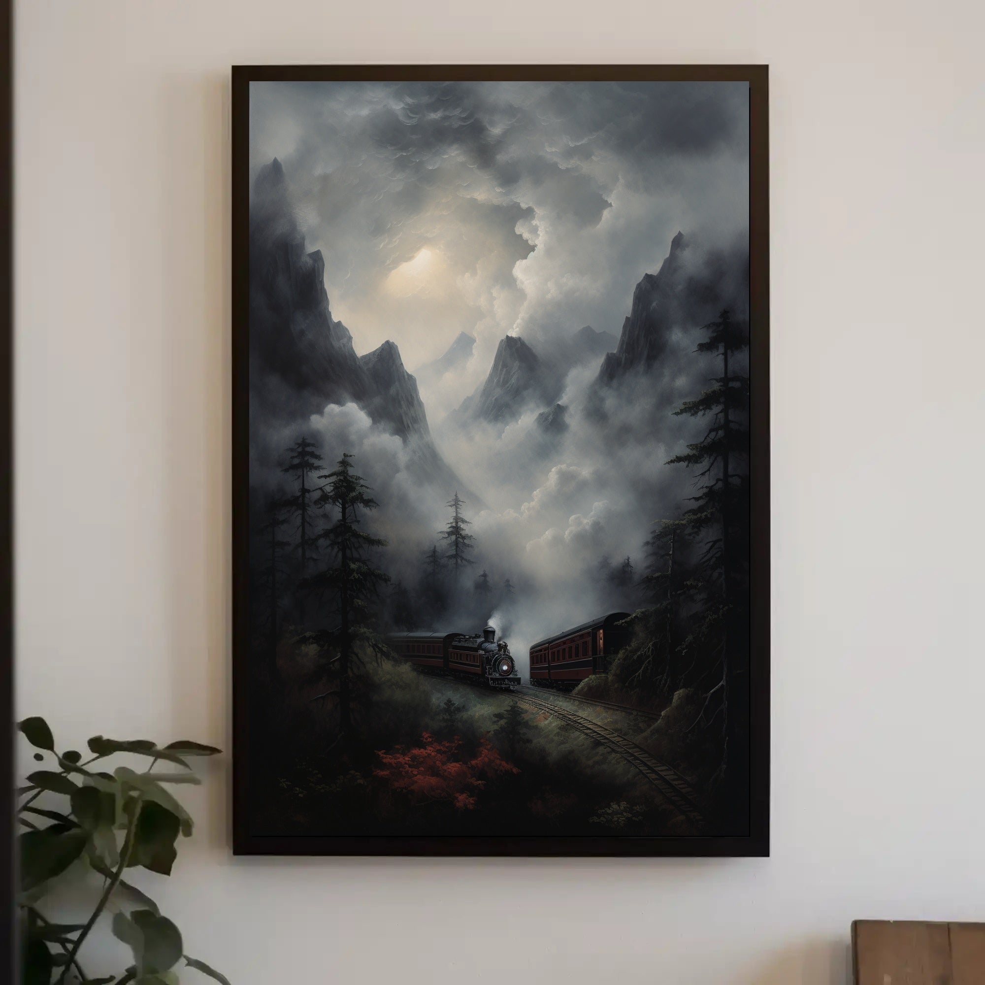 Journey Through The Misty Mountains Poster PosterGoat