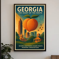 Georgia The Heart Of The South Poster