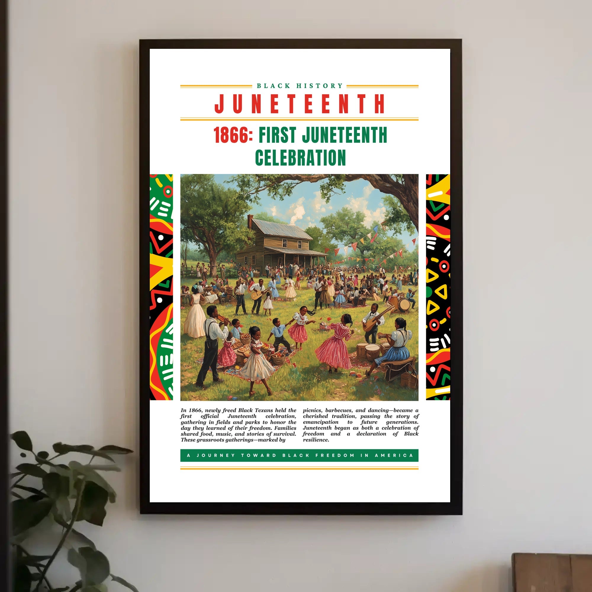 Juneteenth Celebration: A Cultural or Heritage Poster