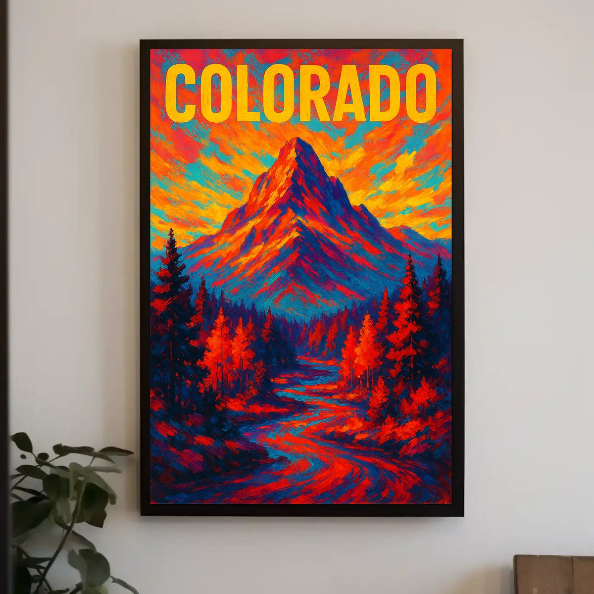 Vibrant Colorado Landscape Poster
