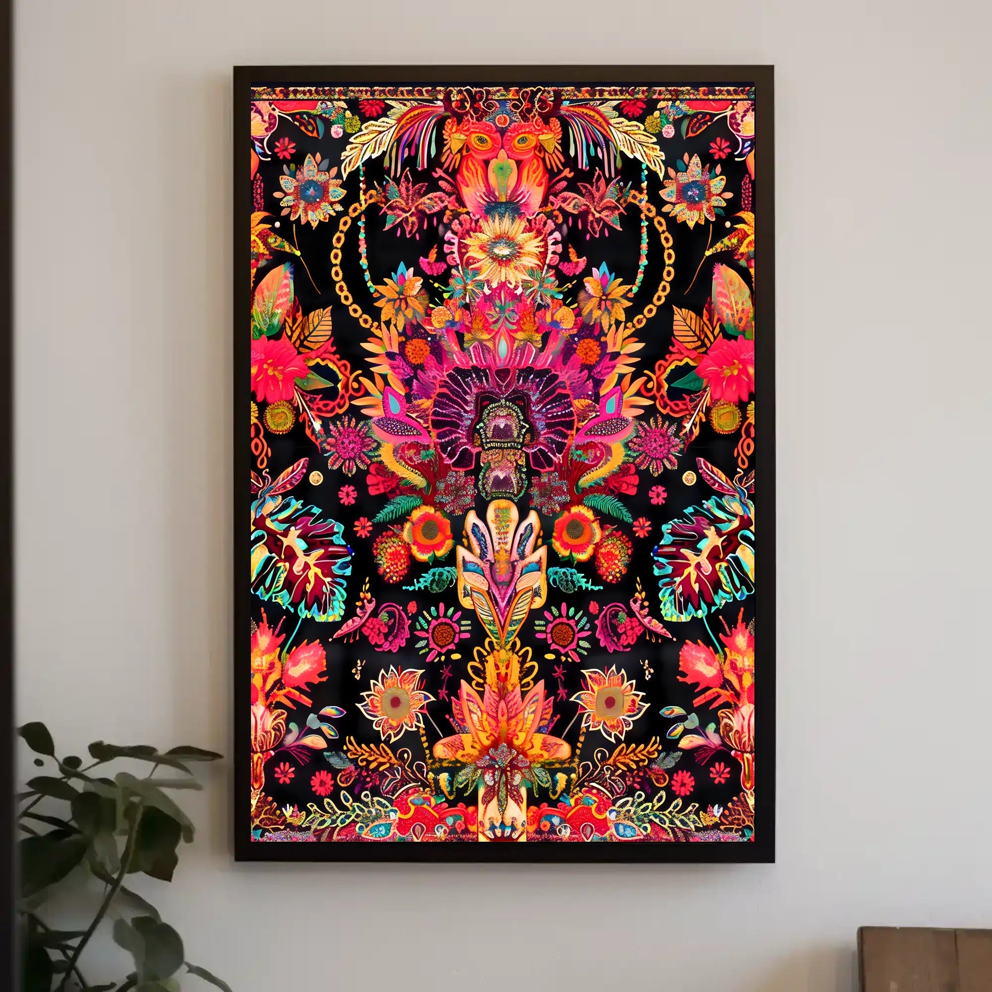 Abstract Art Poster: A Burst of Colorful Imagination