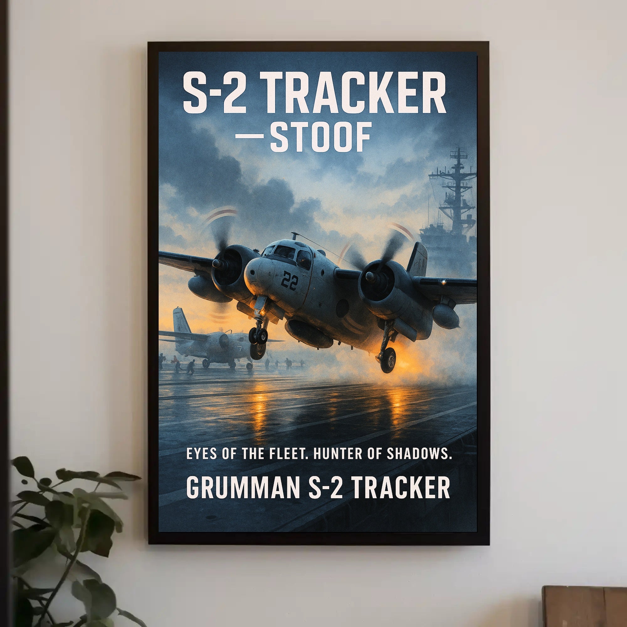 Grumman S-2 Tracker Eyes of the Fleet Poster PosterGoat