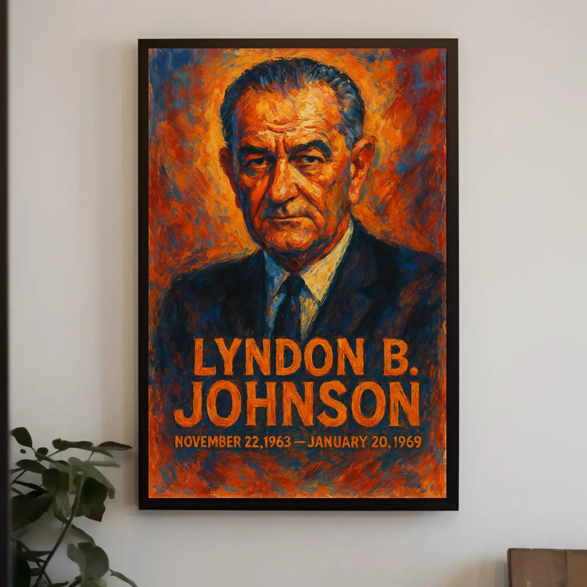 Lyndon B. Johnson 36Th President Poster