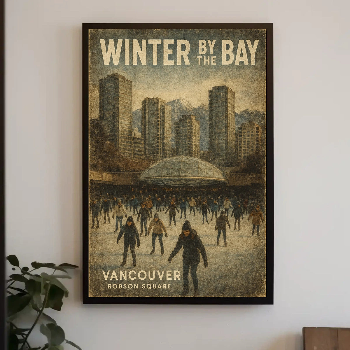Winter By The Bay Vancouver Poster