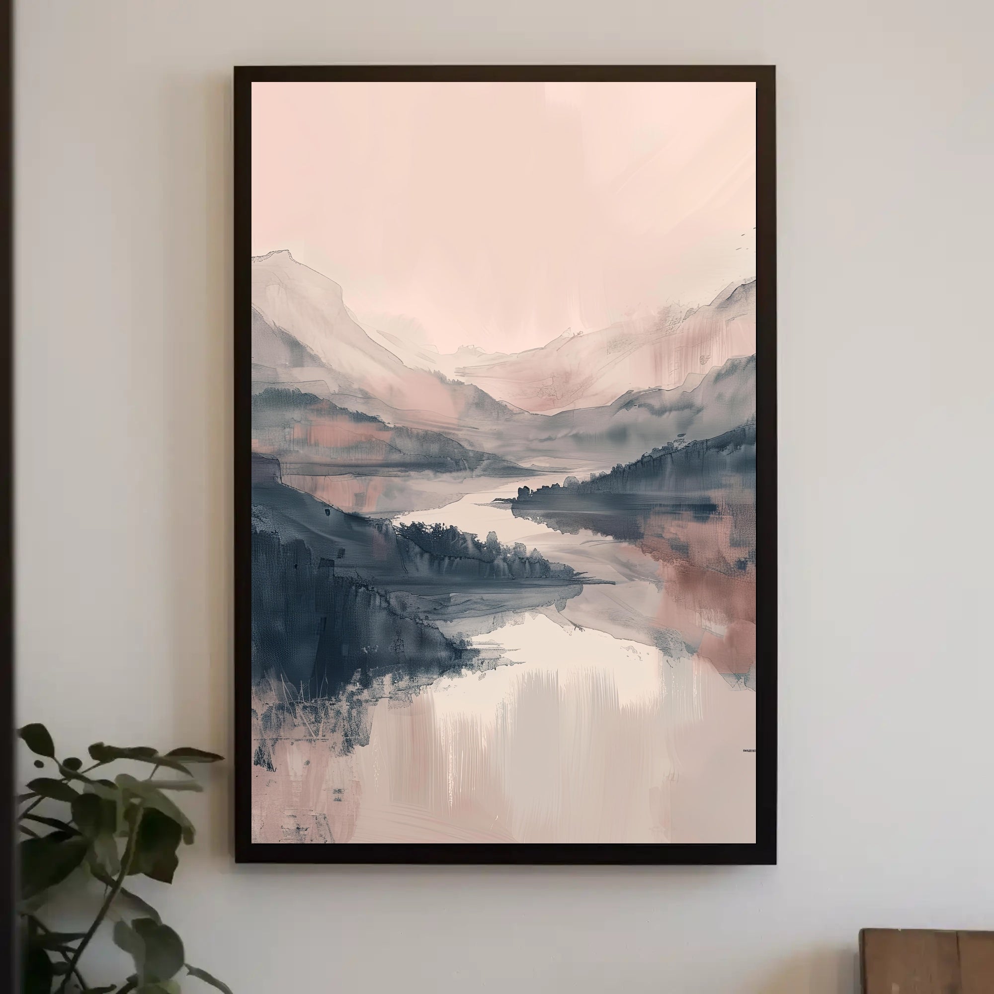 Serene Mountain Landscape Poster