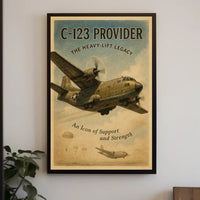 C-123 Provider Heavy-Lift Legacy Poster PosterGoat