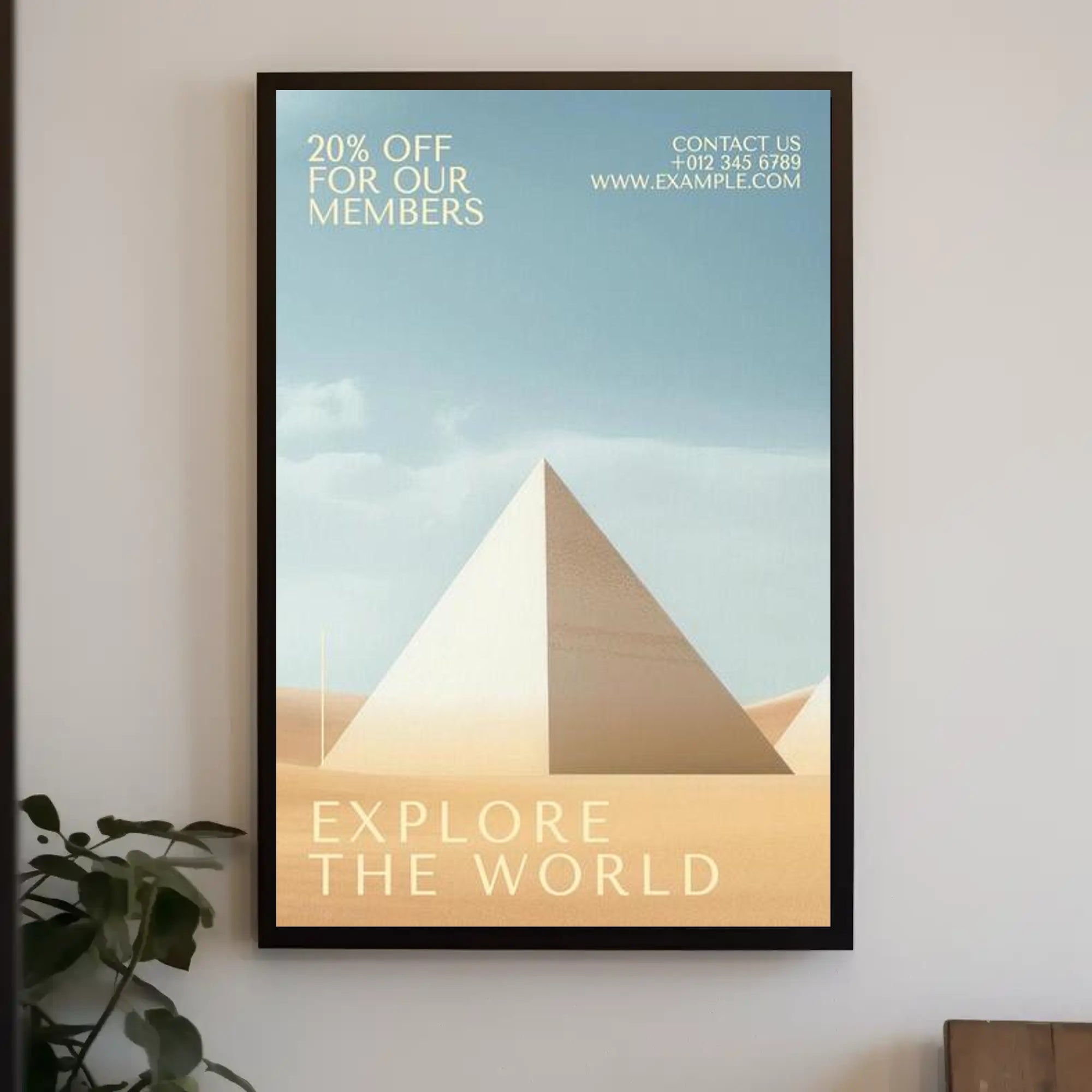 Explore the World Poster PosterGoat