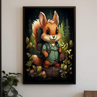 Adventure Awaits The Forest Explorer Poster