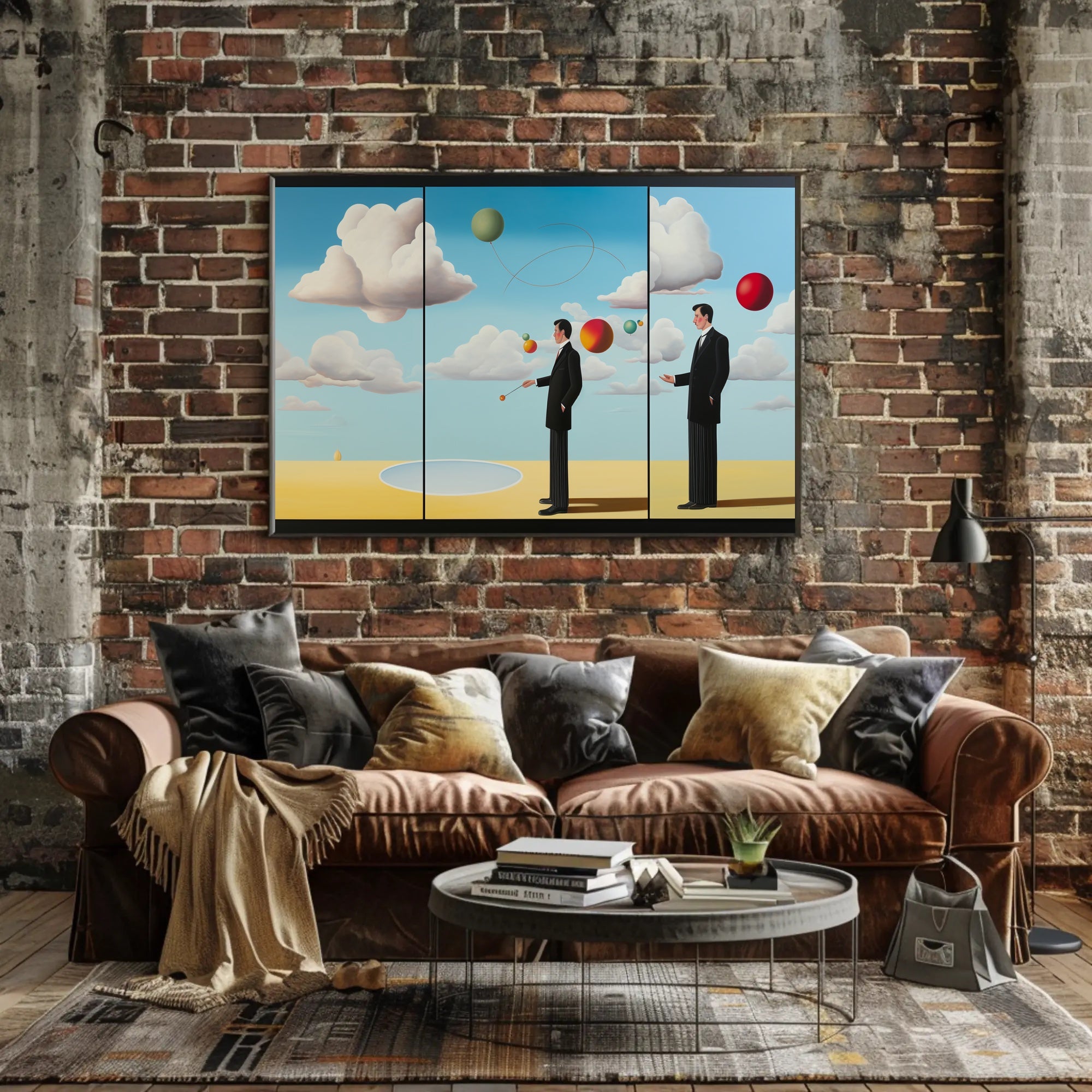 Surreal Dreamscape Explosion: Abstract or Artistic Poster