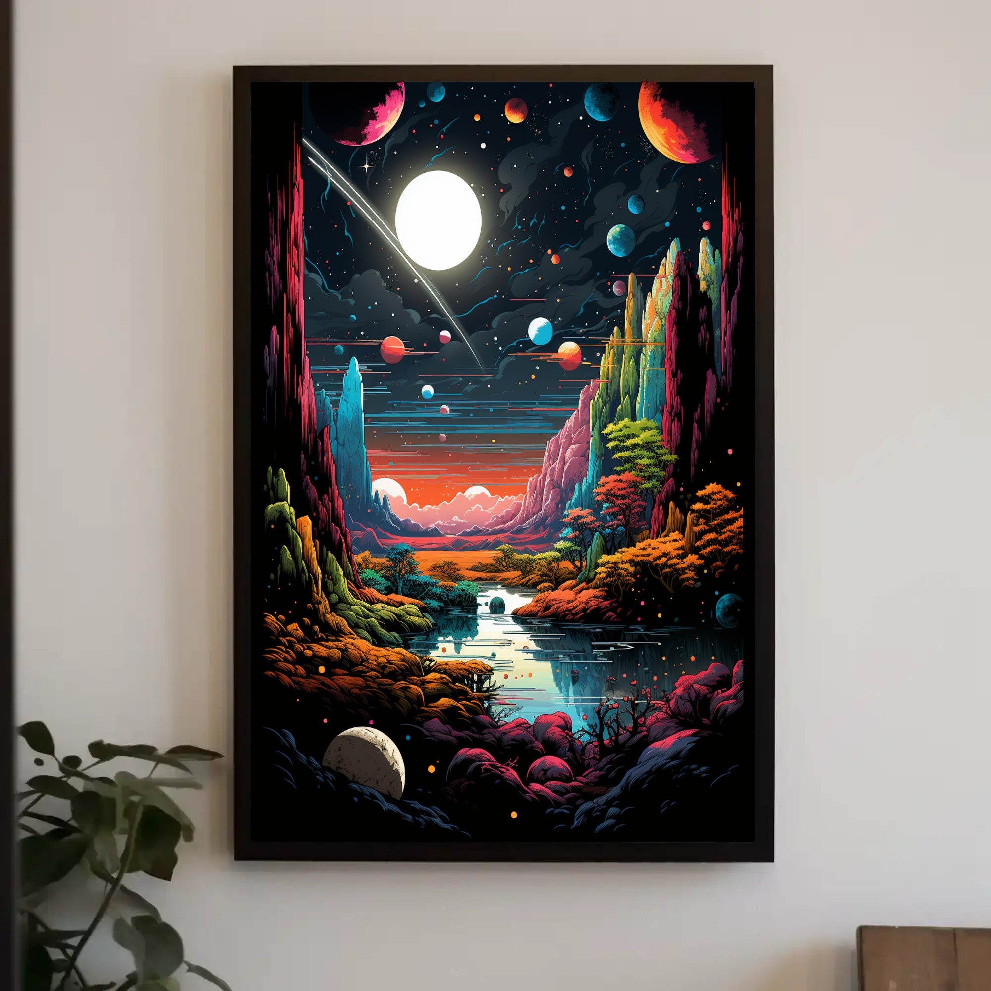 Cosmic Landscape Poster PosterGoat