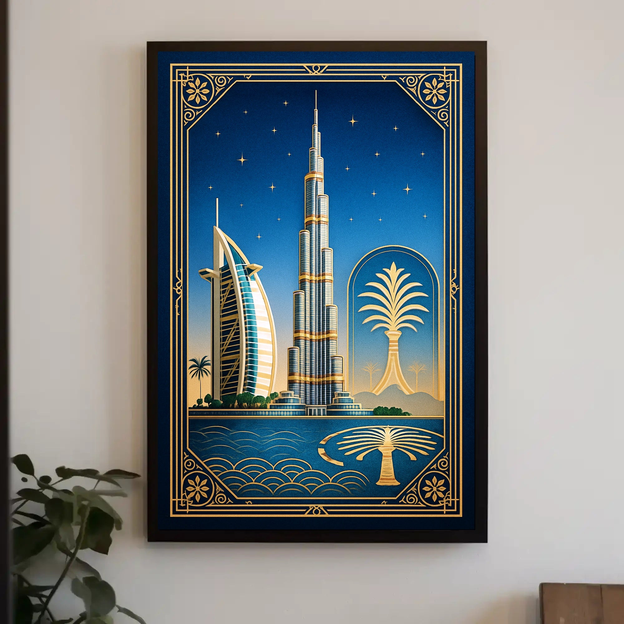 Architectural Wonders of Dubai Poster