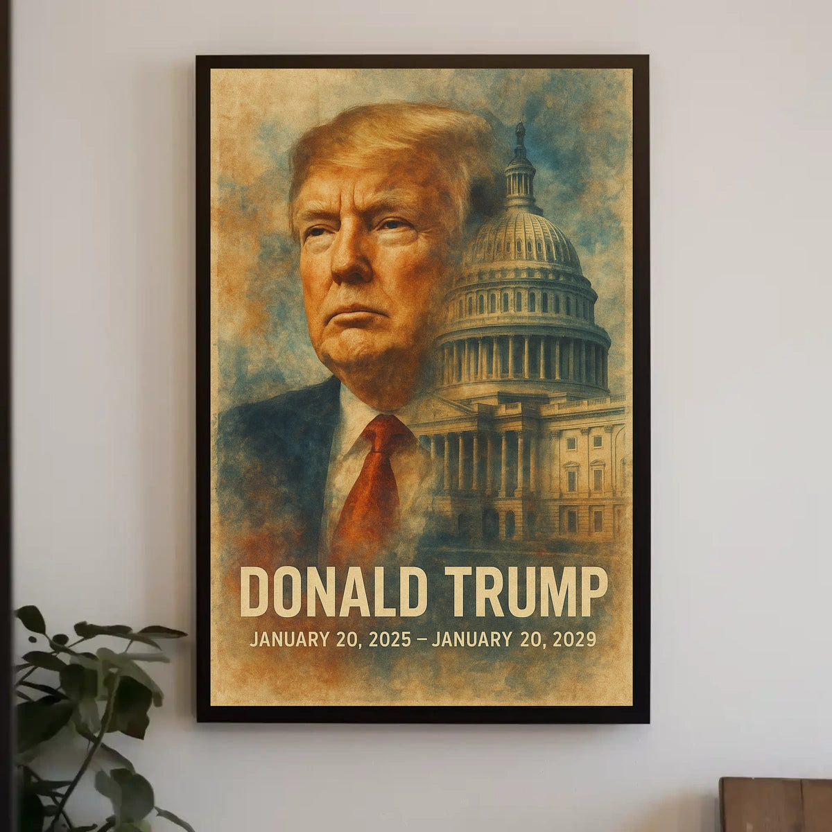 Trump Guardians Republic Patriotic Oil Painting Poster