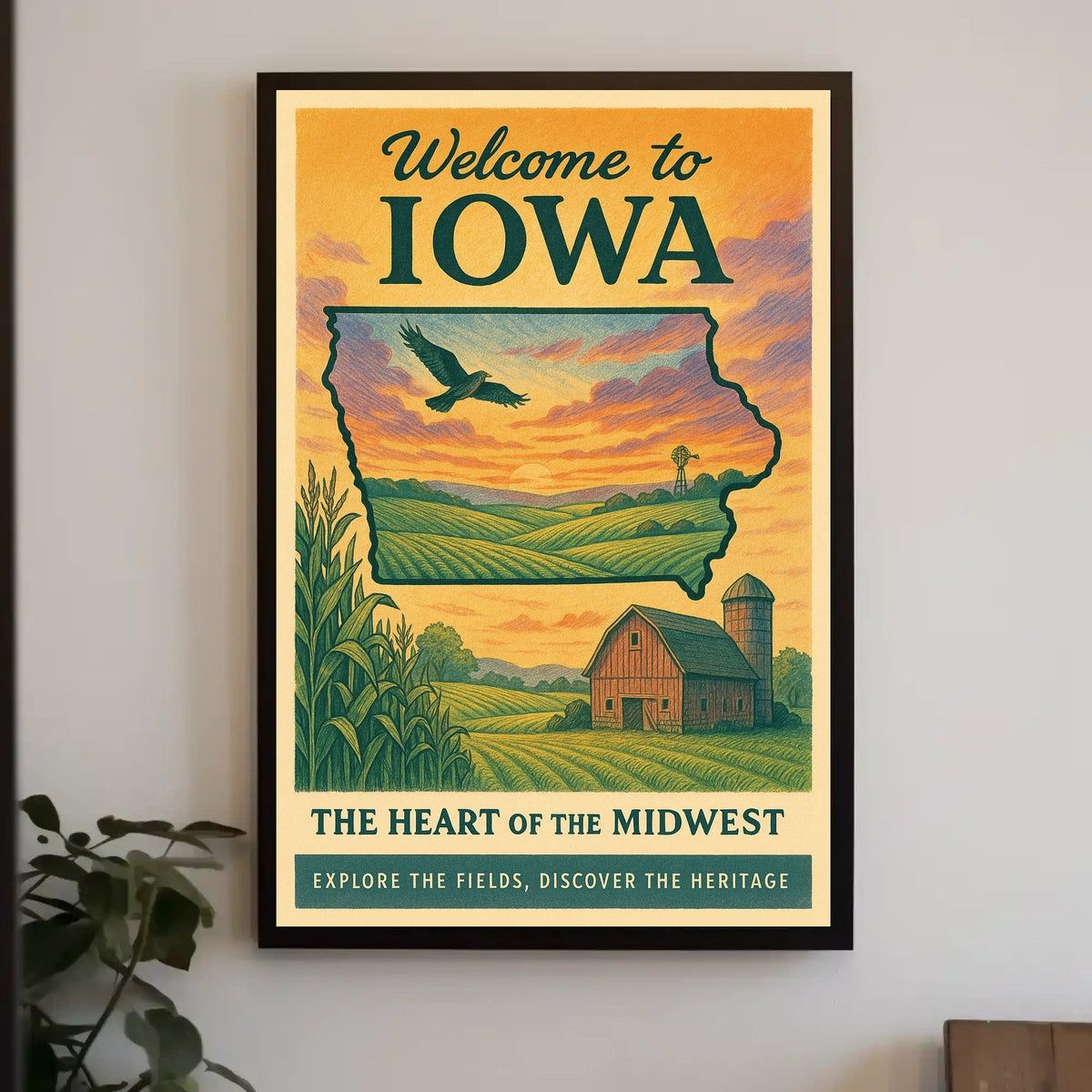Welcome to Iowa Poster
