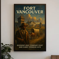 Fort Vancouver HudsonS Bay Company Poster