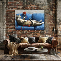 The Playful Cat Poster