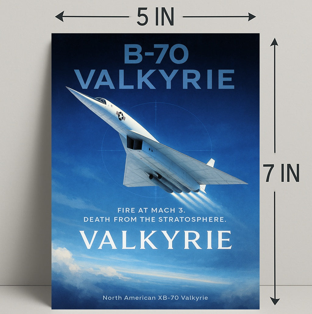 B-70 Valkyrie Poster PosterGoat