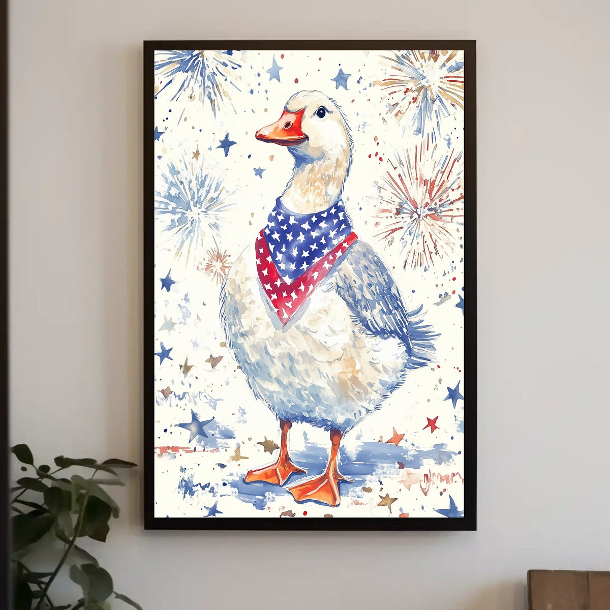 patriotic goose Poster