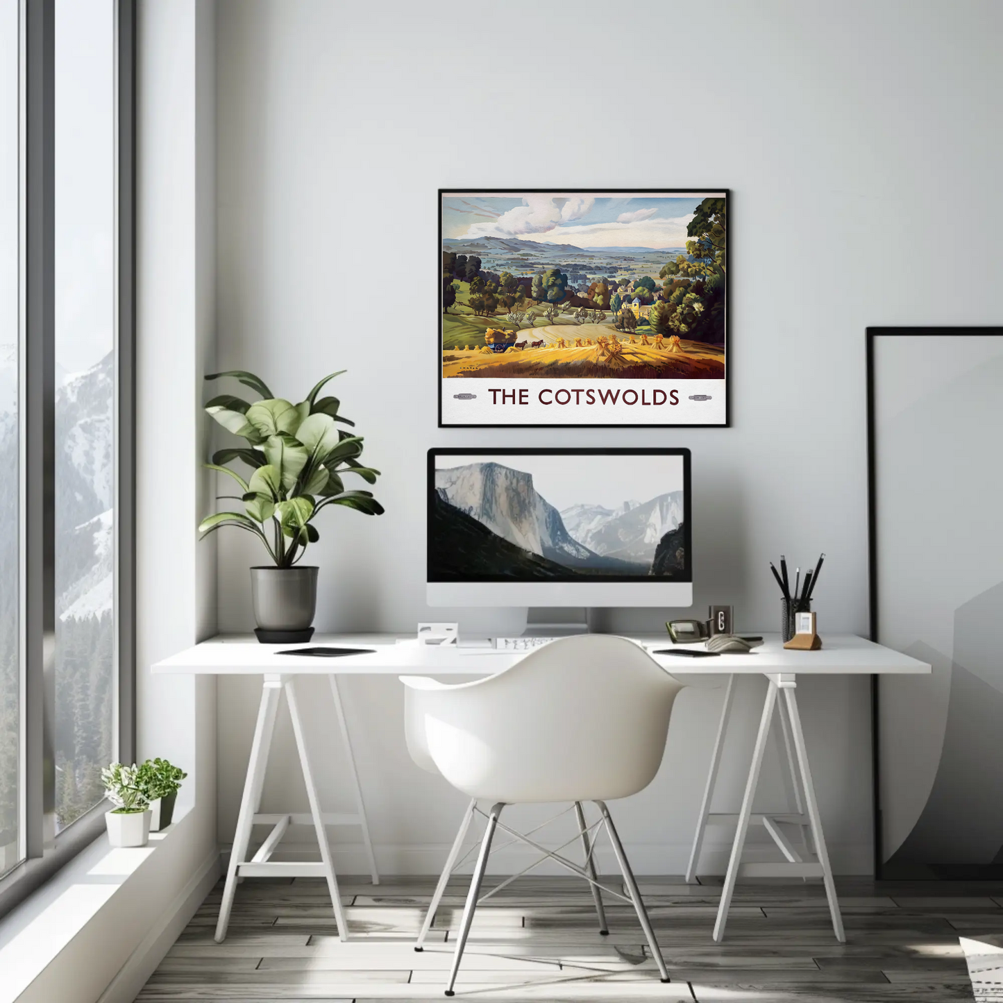 The Cotswolds - See Britain by Train Poster