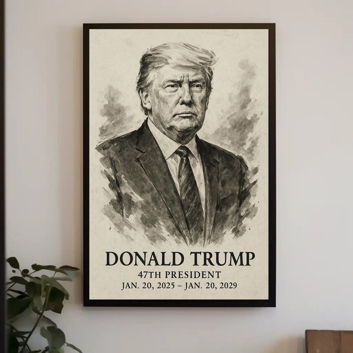 Trump 47th President Patriotic Photography Realism Poster